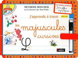 LIVRE LES PETITES ARDOISES J'APPRENDS..CURSIVES - METH BOSCHER- BELIN