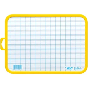 ARDOISE BLANC ECOLIER 19 X 26 JAUNE - BIC VELLEDA