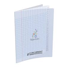 CAHIER REPERTOIRE CONQUERANT 96PAGES 17X22 90G SEYES PP -HAMELIN-
