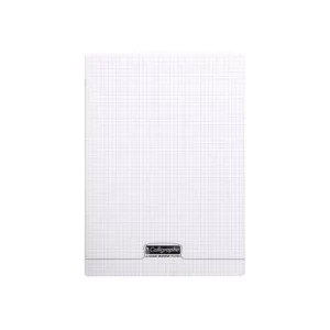 CAHIER 96PAGES CALLIGRAPHE 21x29,7cm 90g PC BL PVC -CLAIREFONTAINE-