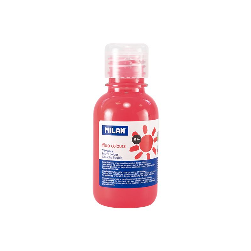 GOUACHE BOUTEILLE DE 125ml CHORAL FLUO REF.033430 - MILAN
