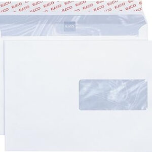 ENVELOPPE ELCO A FENETRE A5 16 X 22 REF 62896 80 GR SF BTE DE 500
