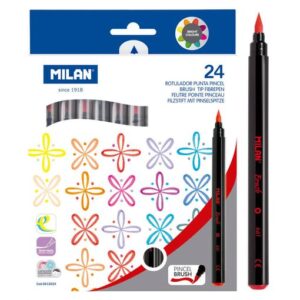 FEUTRES POINTE PINCEAUX COULEURS REF 0612624 - MILAN