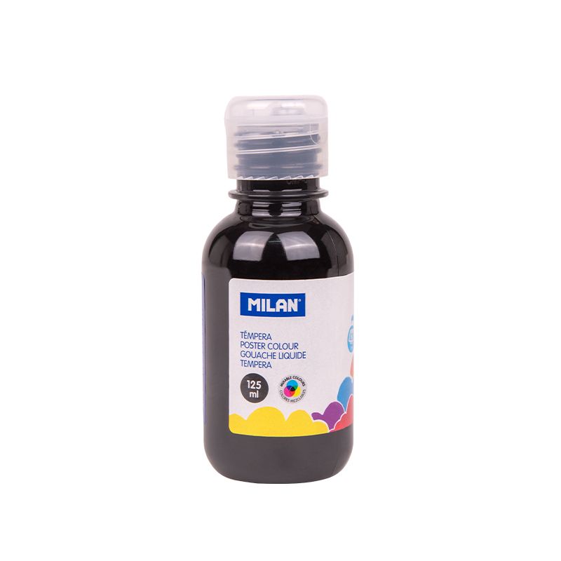 GOUACHE LIQUIDE NOIR 125 ML REF.03480 - MILAN