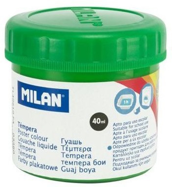 POTS DE GOUACHE 40ML VERT CLAIRE REF 03260 MILAN