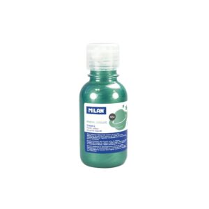 GOUACHE BOUTEILLE FRASCO 125ml TEMPERA VERDE METAL REF.033461 - MILAN