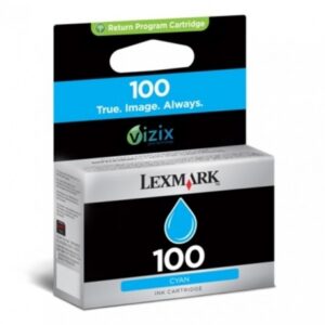 CARTOUCHE LEXMARK 100 CYAN - LEXMARK -