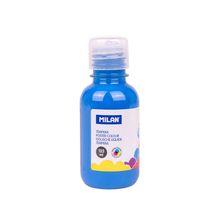 GOUACHE LIQUIDE BLEU CYAN 125 ML REF.03452 - MILAN