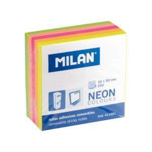POST-IT ADHESIVES 50x50mm NEON - MILAN -