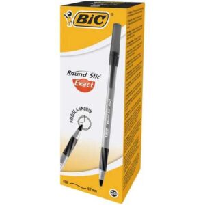 STYLO BILLE 0,3MM ROUND STIC EXACT NOIRE - BIC