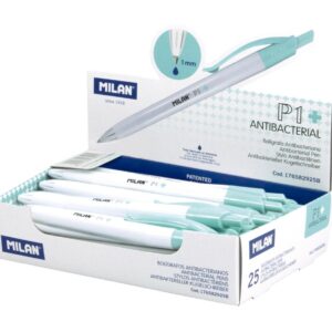 STYLO BILLE REACTABLE - BLEU - ANTIBACTERIEN 1MM - MILAN