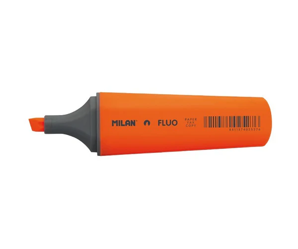SURLIGNEURS FLUO PLAT ORANGE REF.80038 - MILAN