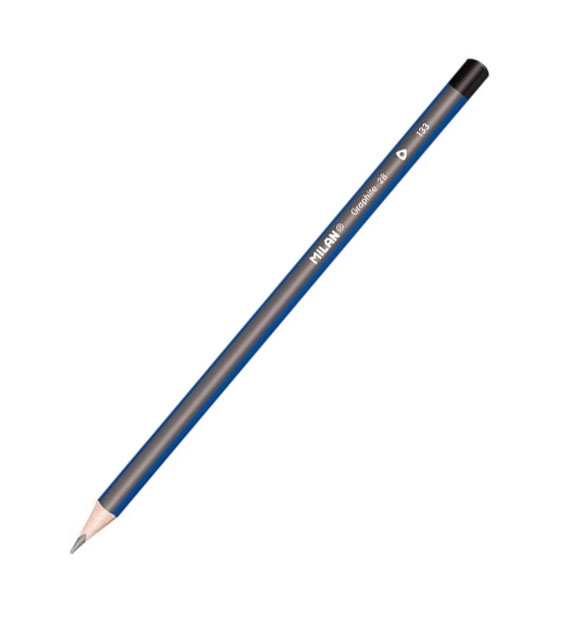 12 Crayons à Papier 2B - ImiiHO - Mine Bois Qualité Dessin - Lot Économique École/Bureau